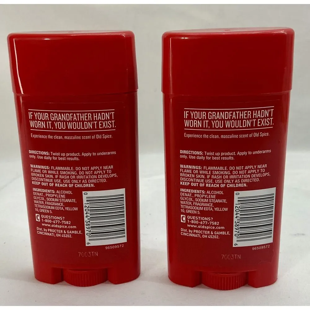 Old Spice Classic Deodorant Stick Original Scent 2PK x 3.25‎ oz